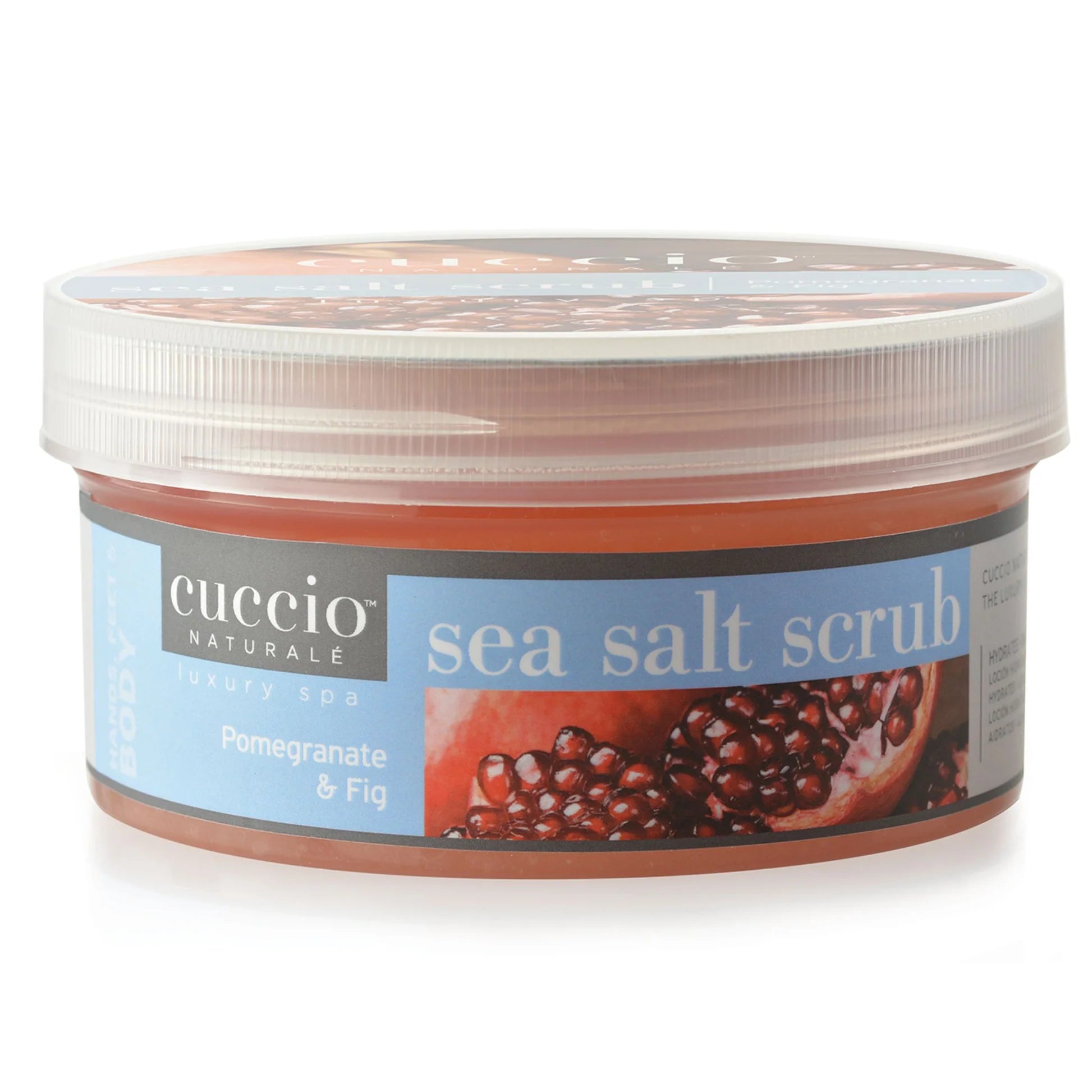 CUCCIO – Esfoliante Sea Salt Pomegranate & Fig Mãos, Pés e Corpo 553g (3095)